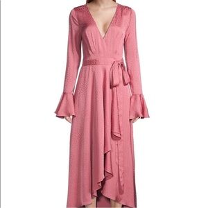 Fame and Partners Women's The Maude Wrap Dress - Lily Pink size 6 new